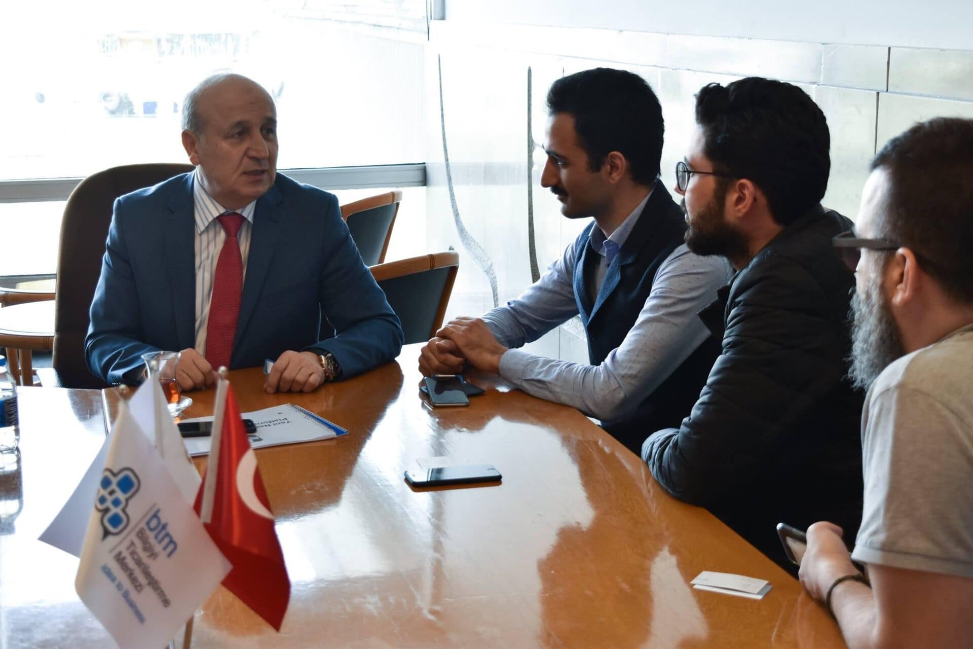 Sancak Group Yönetim Kurulu Başkan’ı Haydar Sancak BTM Girişimcileriyle Bir Arada