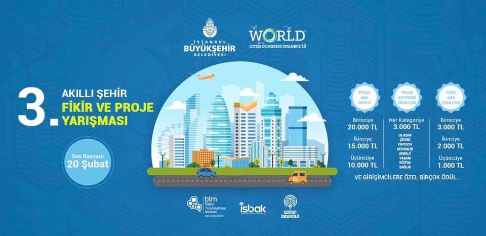 3. Akıllı Şehir Fikir ve Proje Yarışması