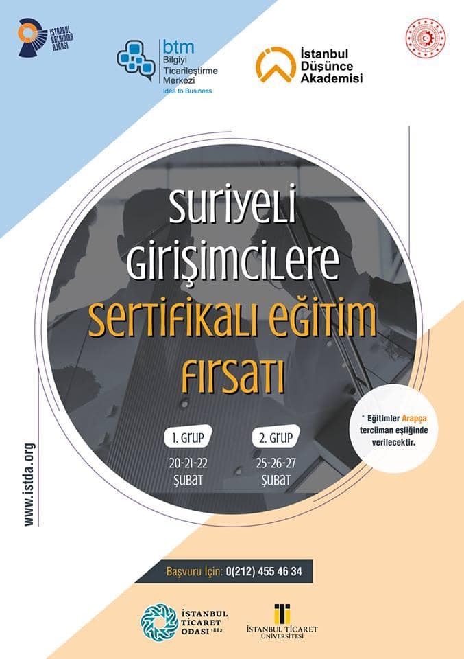 Suriyeliler Girişimciler İçin Sertifikalı Girişimcilik Eğitimi