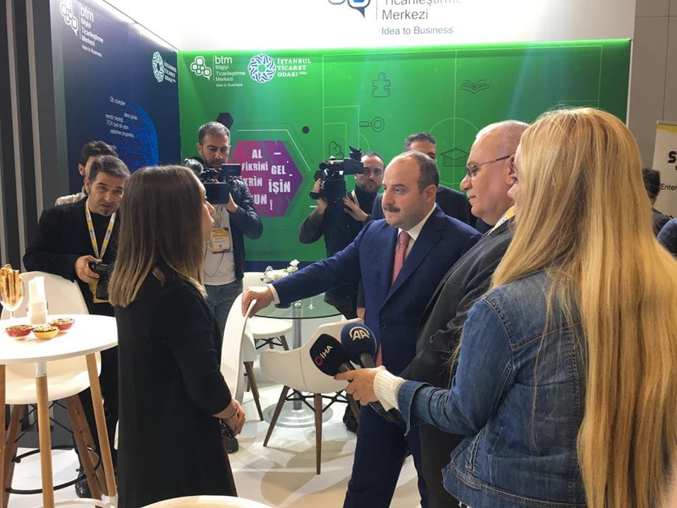 T.C Sanayi ve Teknoloji Bakanı Mustafa Varank BTM Standını Ziyaret Etti