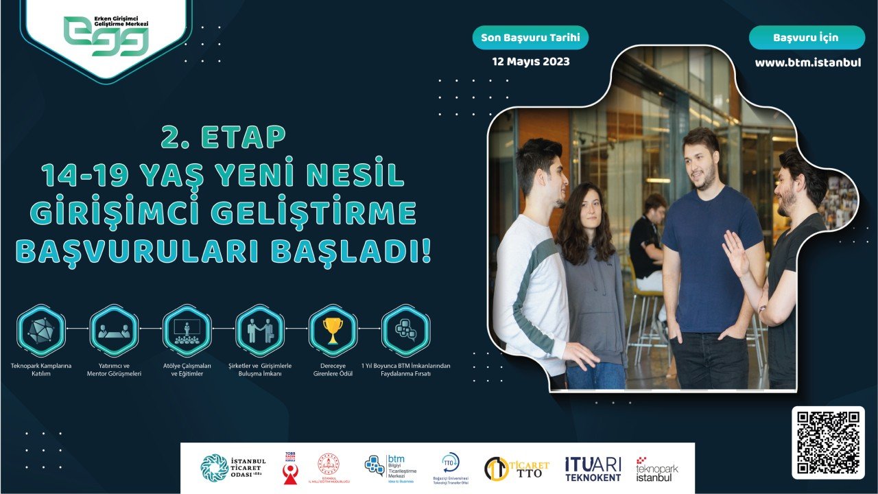 2. Etap 14-19 Yaş Yeni Nesil Girişimci Geliştirme Başvuruları Devam Ediyor!