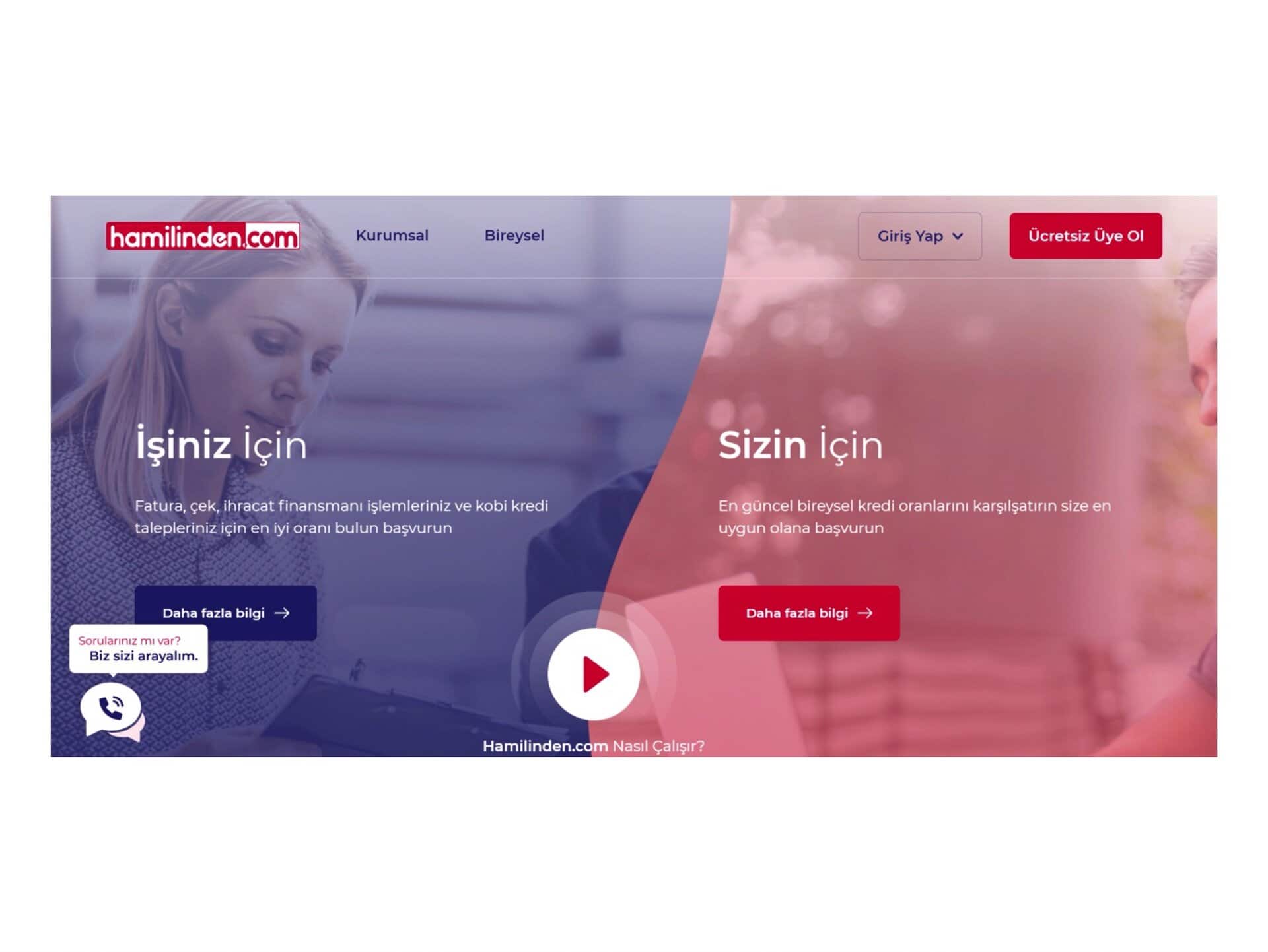 BDDK Onaylı İlk Portal: Hamilinden.com