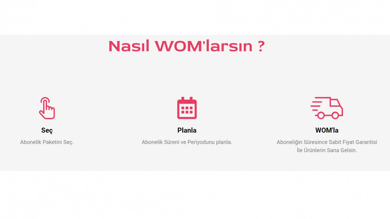 Aboneli E-Ticaret Platformu LetWOM