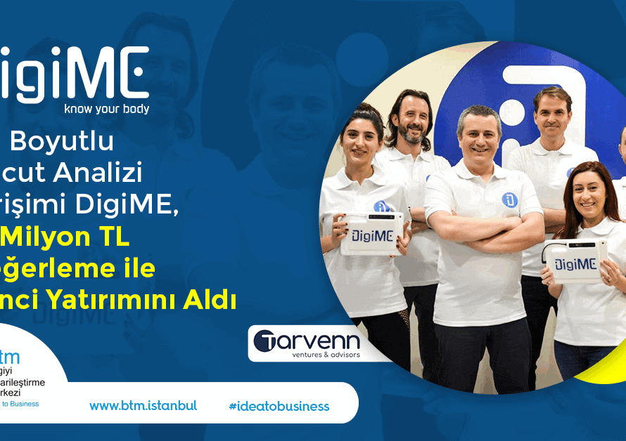 Yapay Zeka Destekli 3D Vücut Analizi Girişimi DigiME, Tarvenn Liderliğinde 3,8 Milyon TL Yatırım Aldı