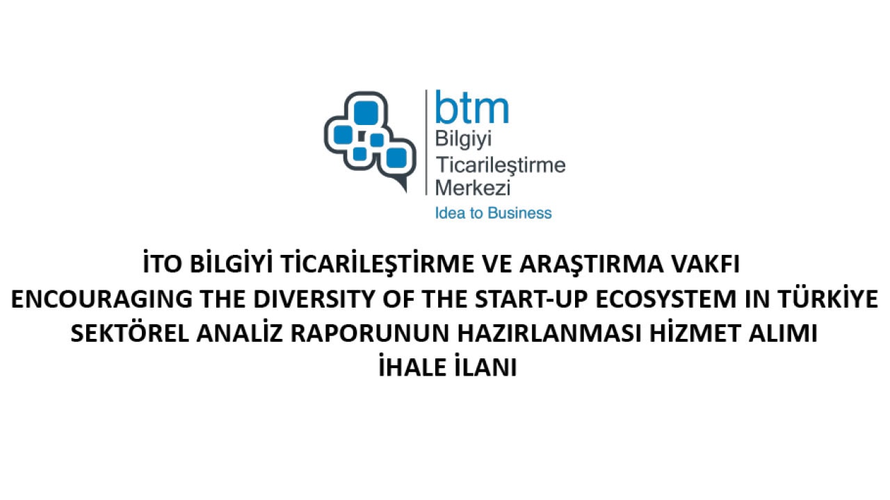 SEKTÖREL ANALİZ RAPORUNUN HAZIRLANMASI HİZMET ALIMI  İHALE İLANI