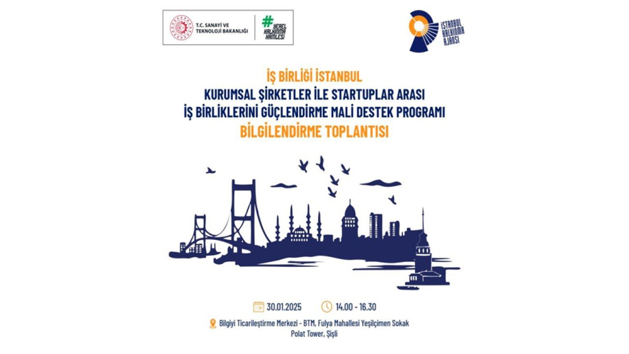 Kurumsal Şirketler İle Startuplar Arası İş Birliklerini Güçlendirme Mali Destek Programı Bilgilendirme Toplantısı