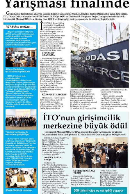 İTO, Dünya Odalar Yarışması Finalinde